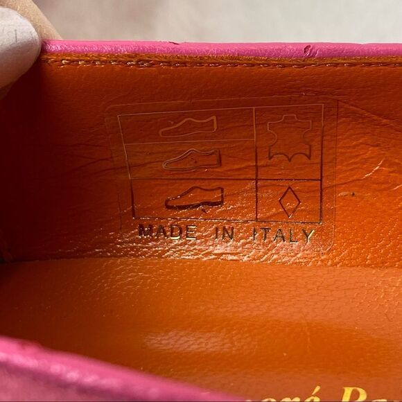 Saint-Honore' Paris Made In Italy Pink Suede Shoes Size 38.5 - Picture 3 of 8